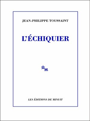 cover image of L'Échiquier